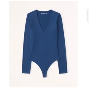 Abercrombie Soft AF blue bodysuit